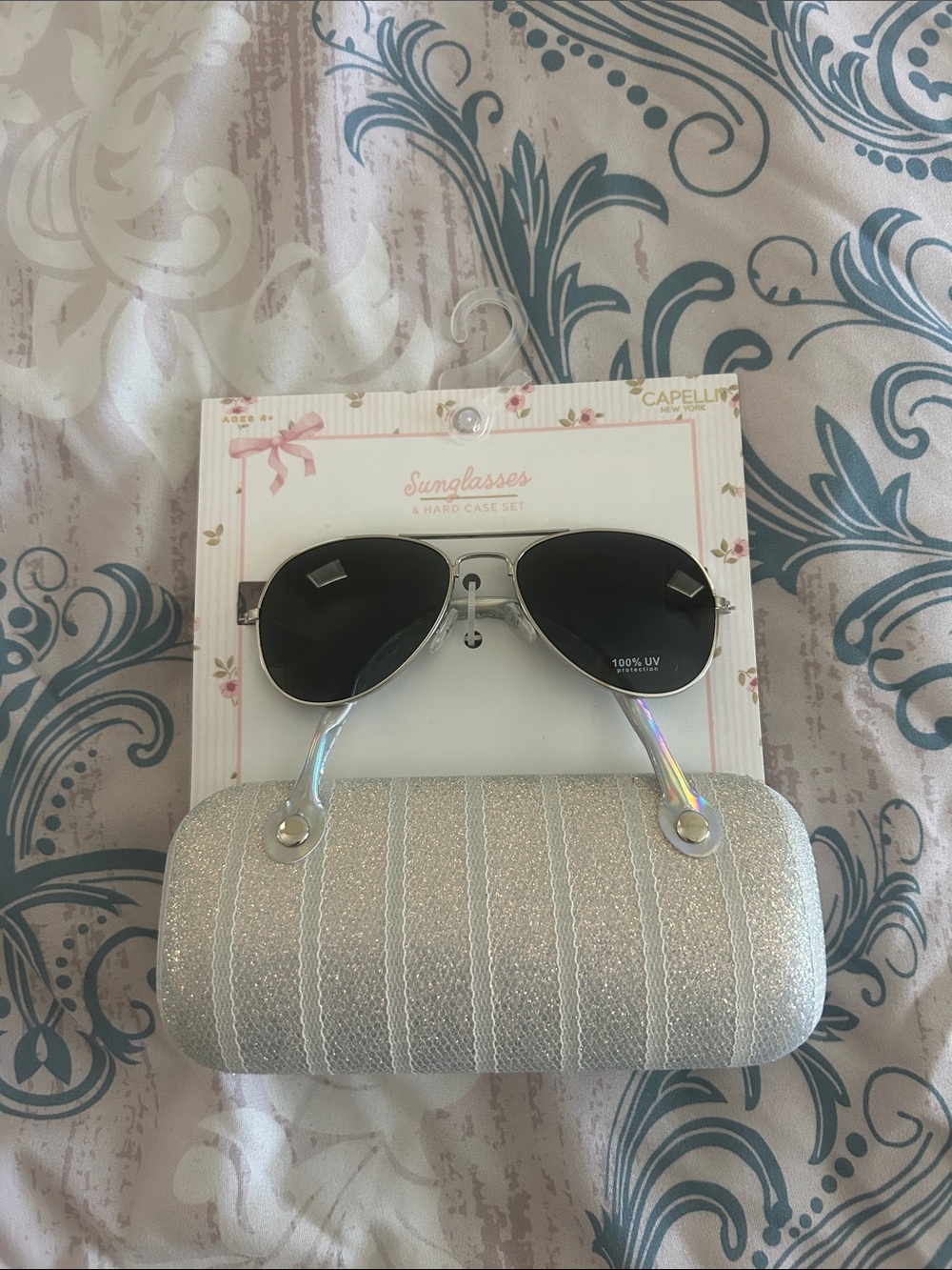 Girls Sunglasses and Hard Case Set by Capelli New York